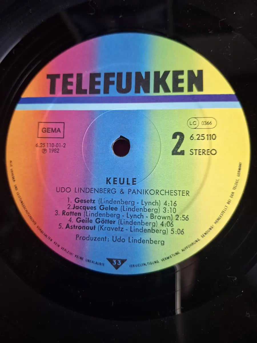 Udo Lindenberg & Panikorchester – Keule