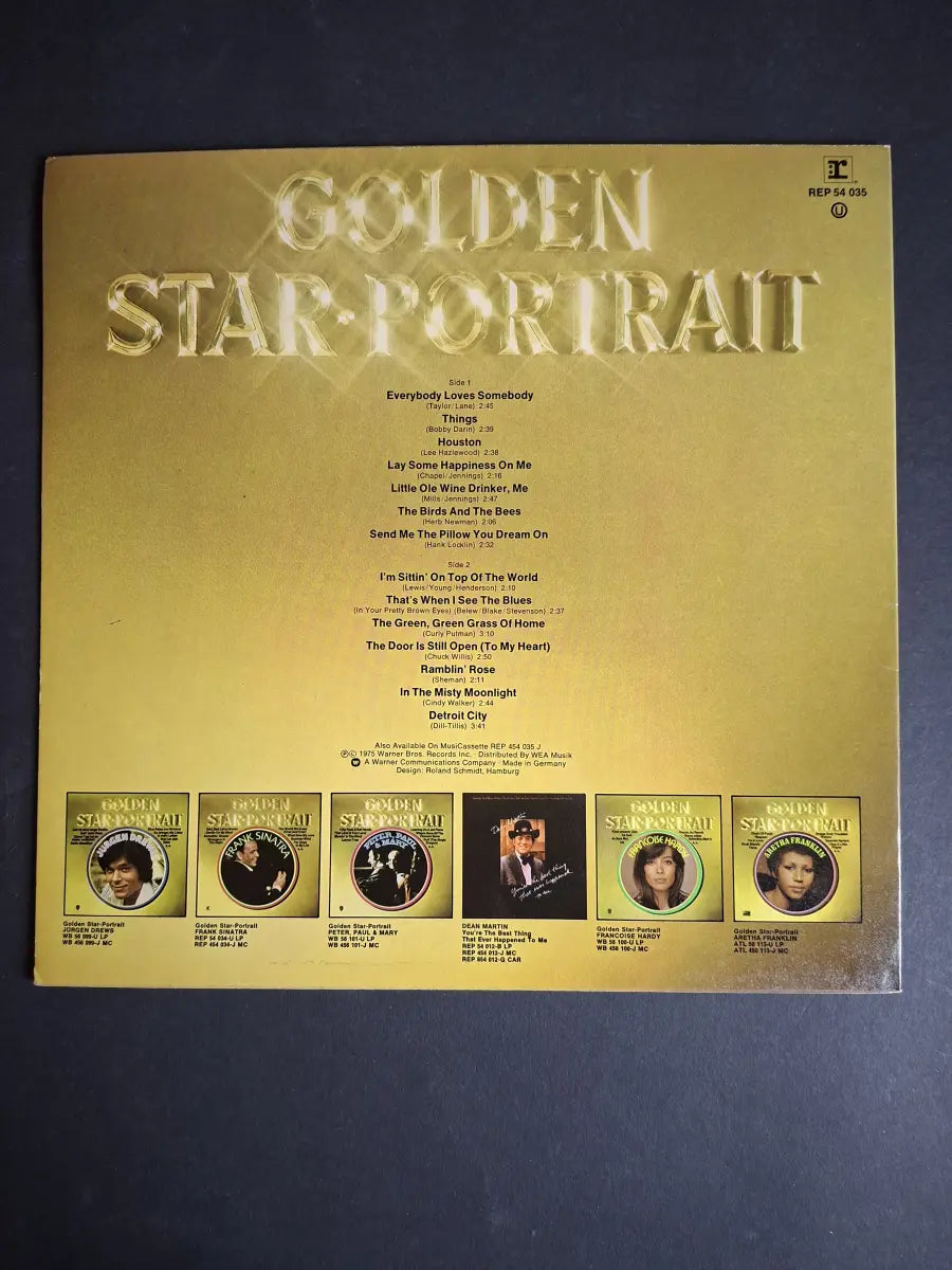 Dean Martin – Golden Star Portrait