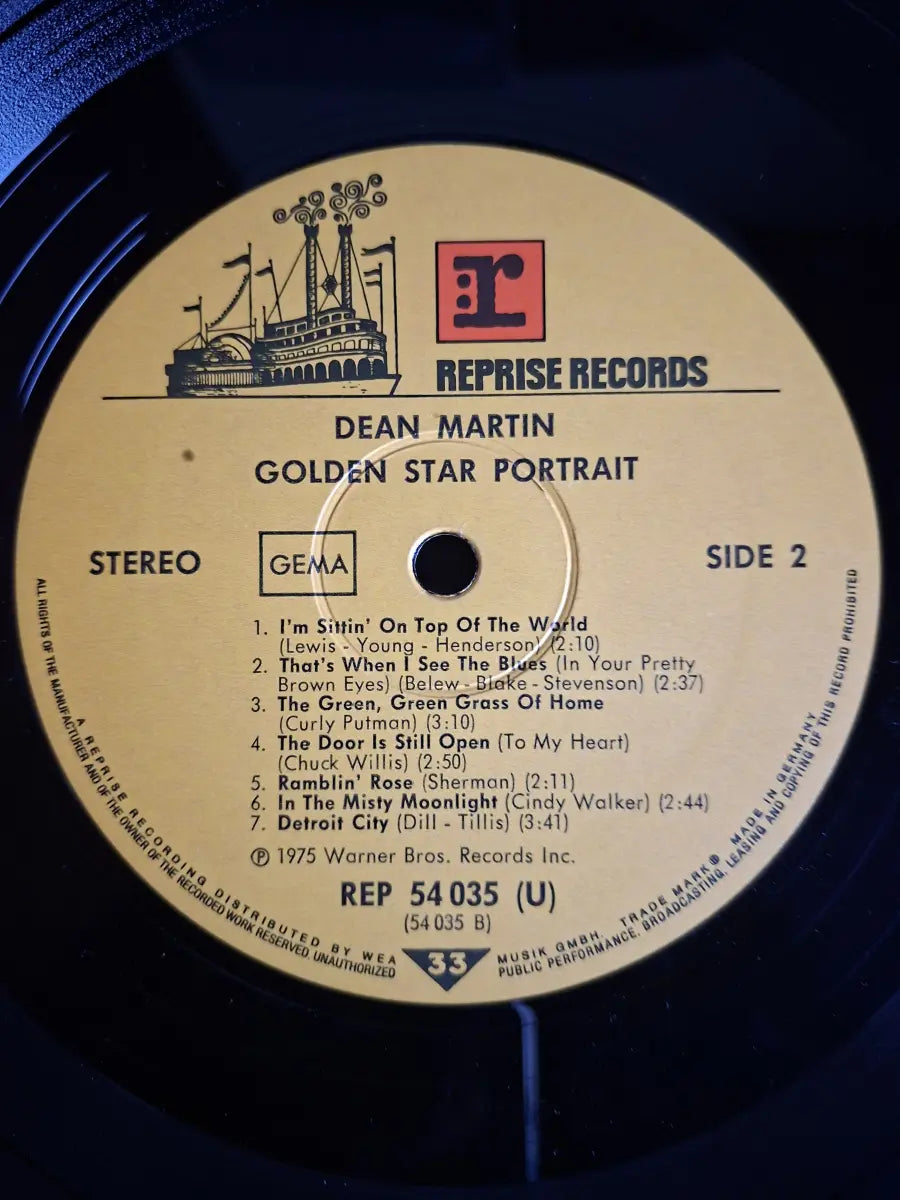 Dean Martin – Golden Star Portrait