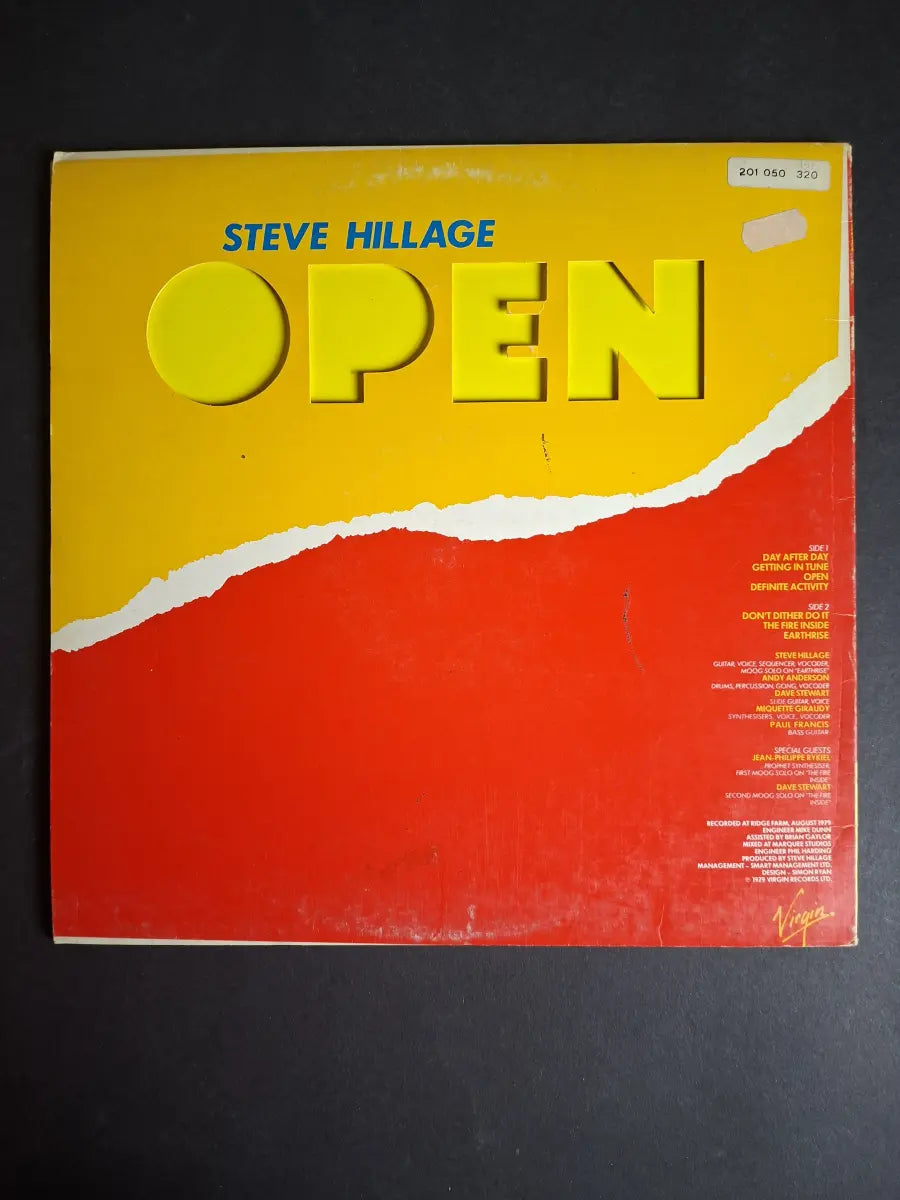 Steve Hillage – Open