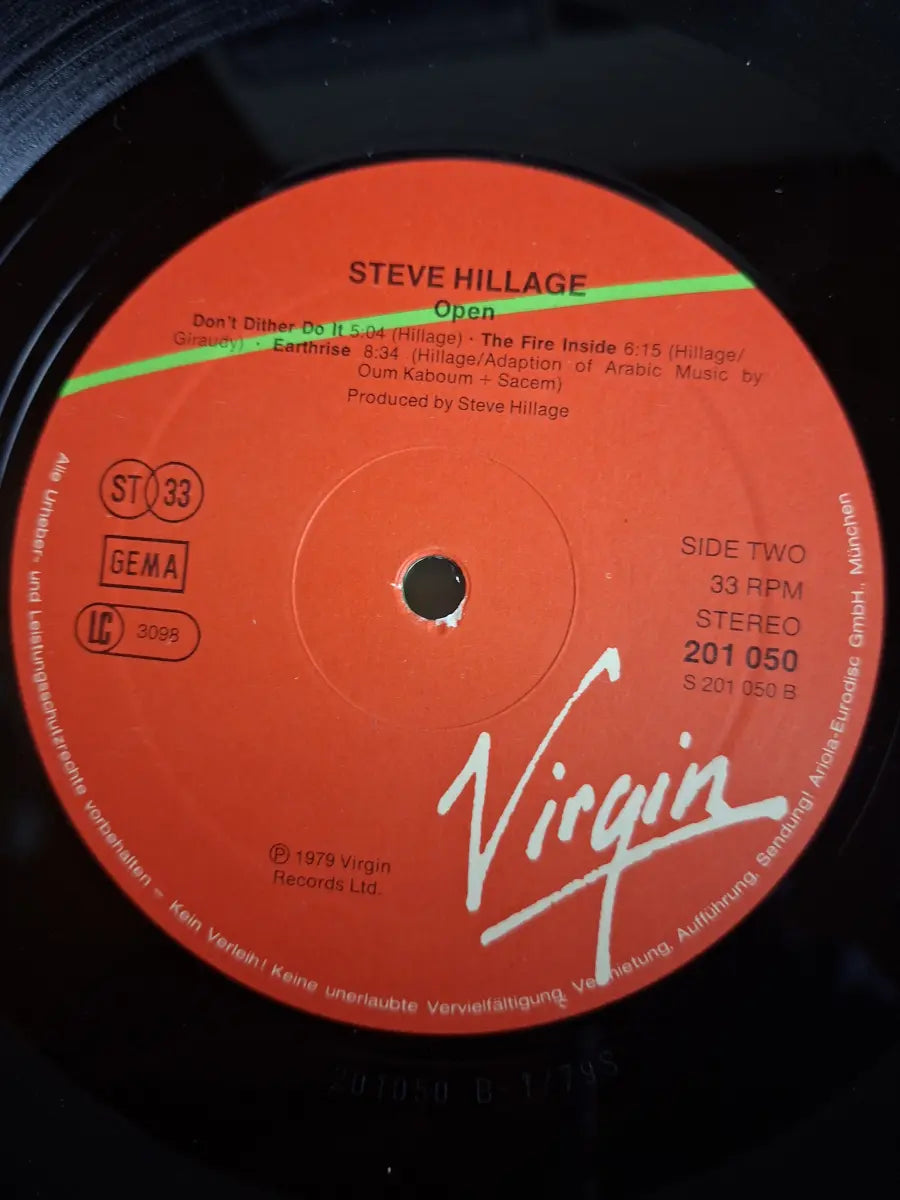 Steve Hillage – Open