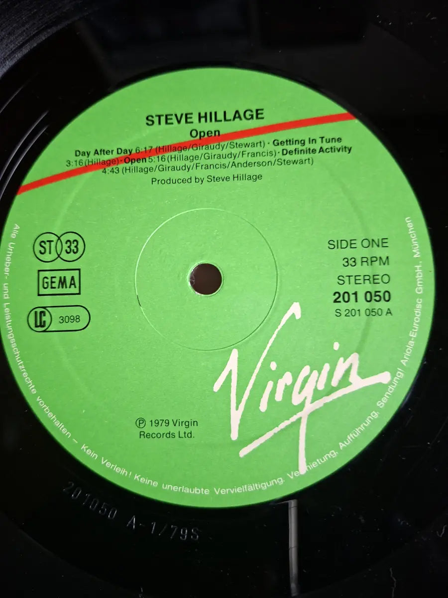 Steve Hillage – Open