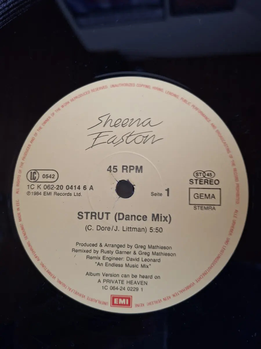 Sheena Easton – Strut