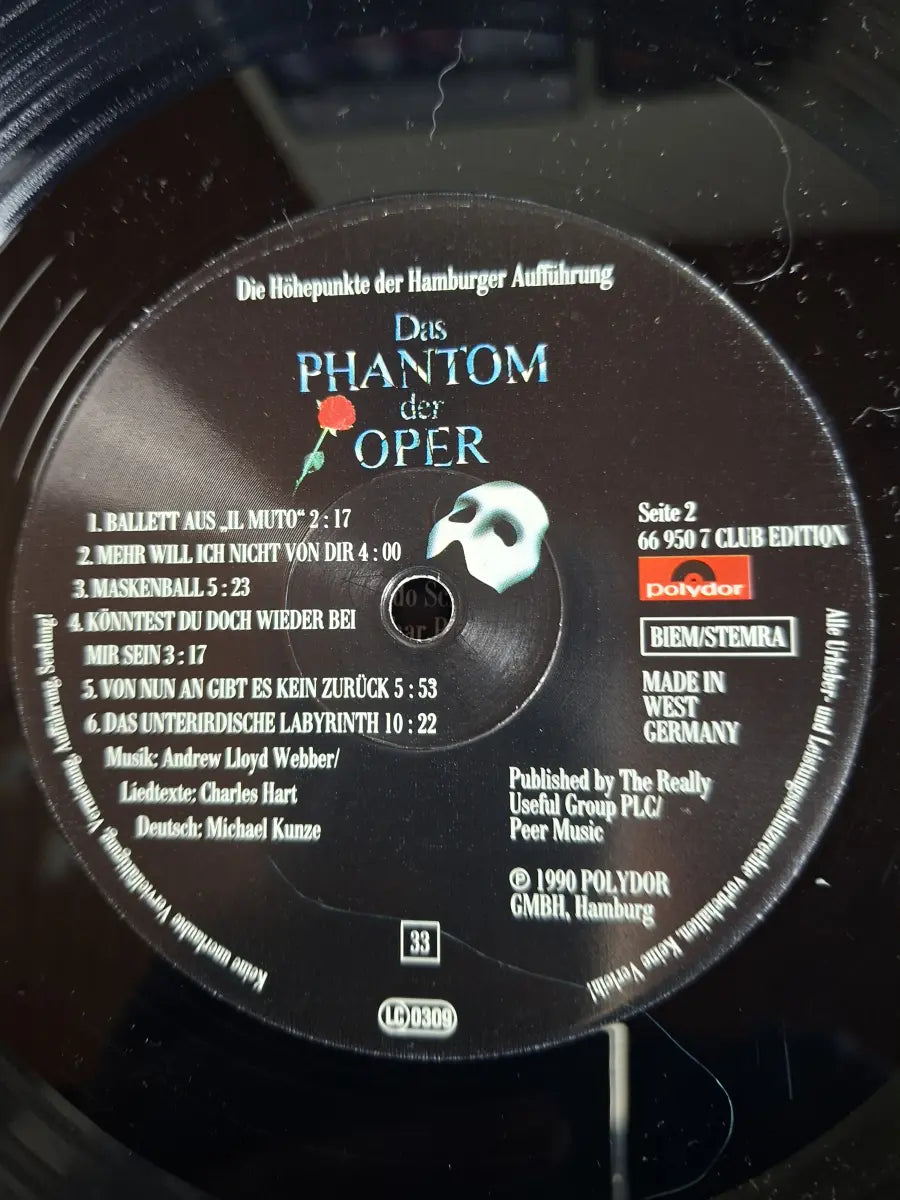 Andrew Lloyd Webber – Das Phantom Der Oper (Die Höhepunkte Der Hamburger Aufführung)