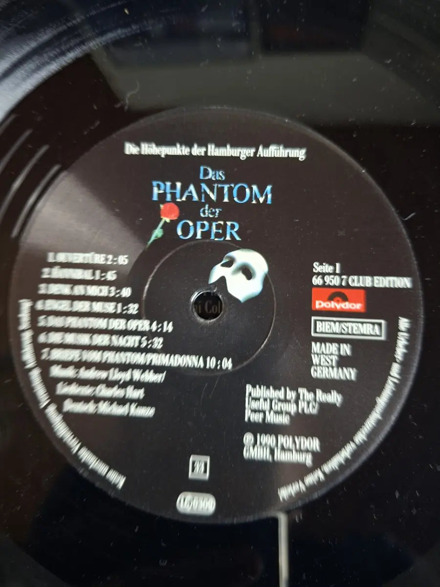 Andrew Lloyd Webber – Das Phantom Der Oper (Die Höhepunkte Der Hamburger Aufführung)
