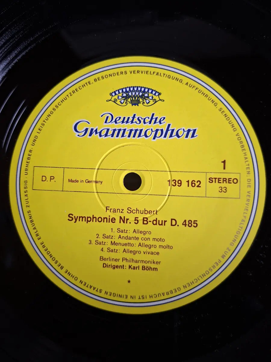 Franz Schubert • Karl Böhm, Berliner Philharmoniker – Symphonien Nr. 5 & Nr. 8 (Unvollendete · Inachevée · Unfinished)