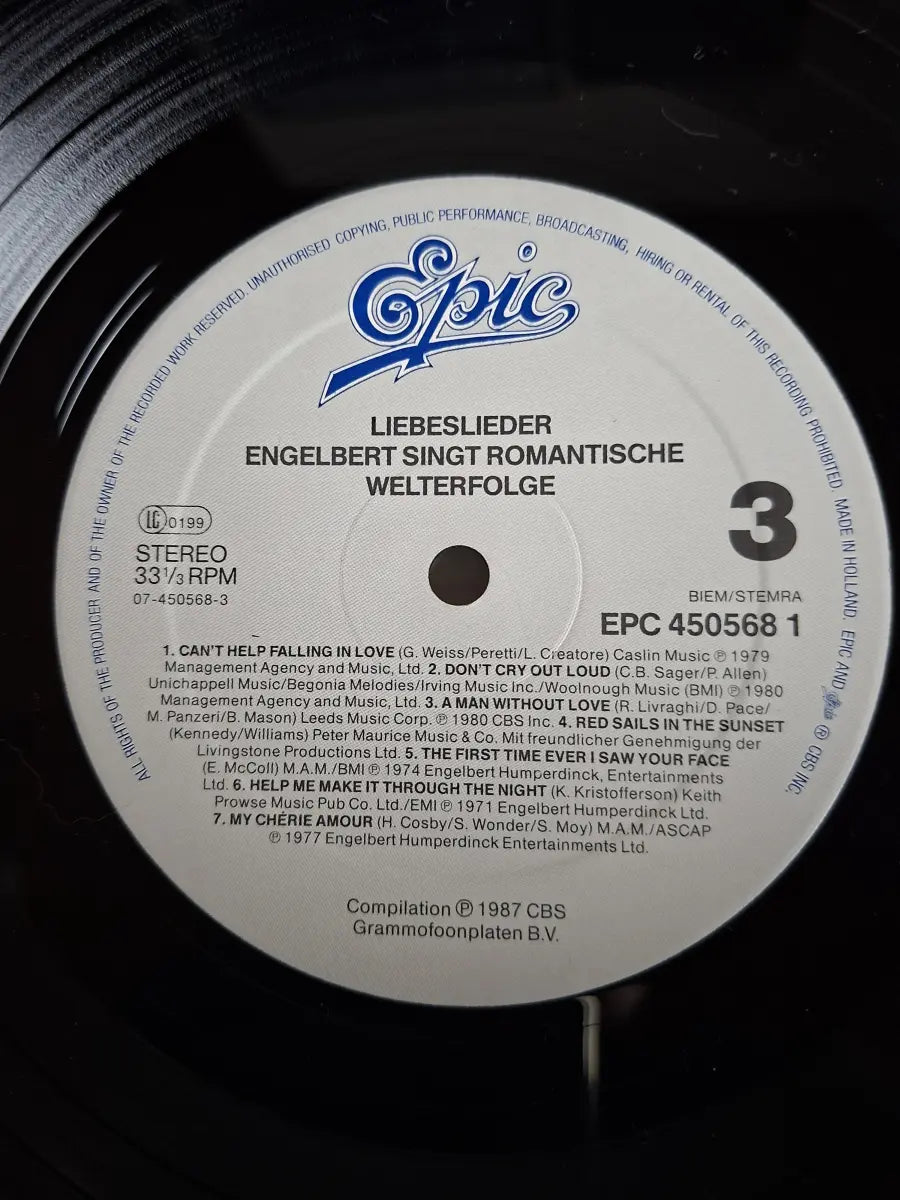 Engelbert – Liebeslieder · Engelbert Singt Romantische Welterfolge