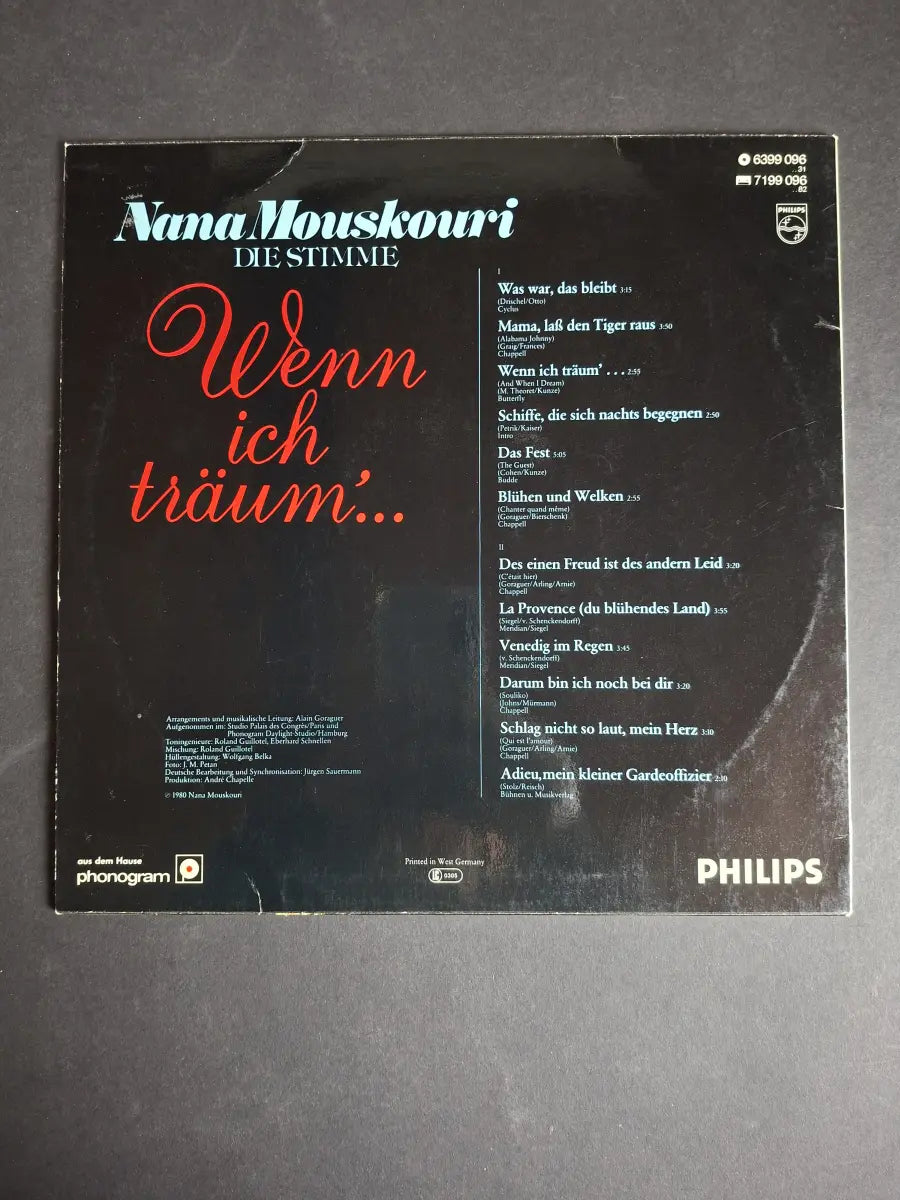 Nana Mouskouri – Wenn Ich Träum'....