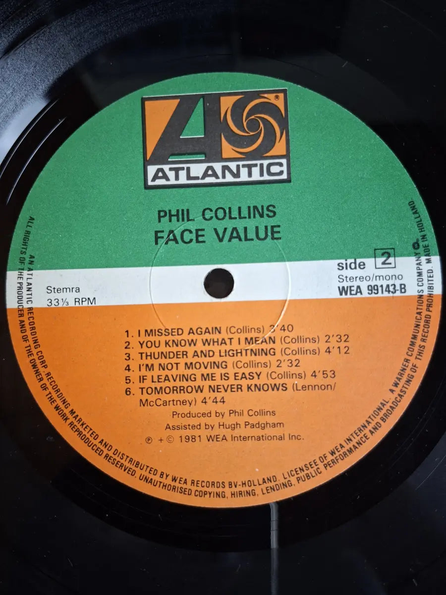 Phil Collins – Face Value
