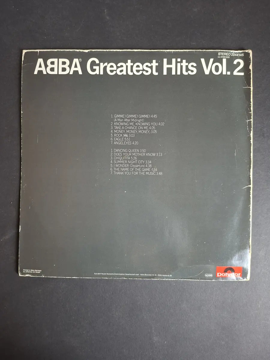 ABBA – Greatest Hits Vol. 2