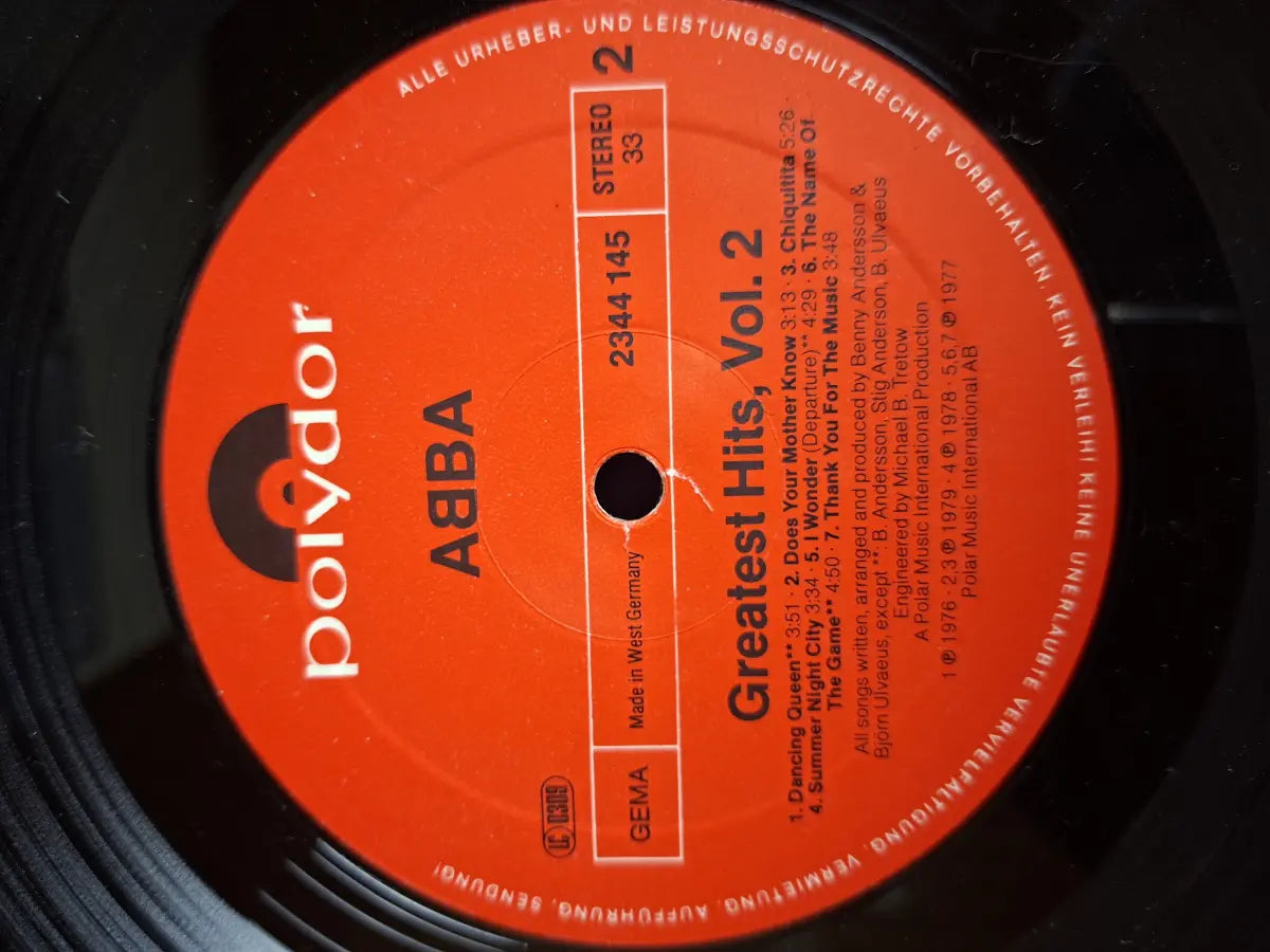 ABBA – Greatest Hits Vol. 2