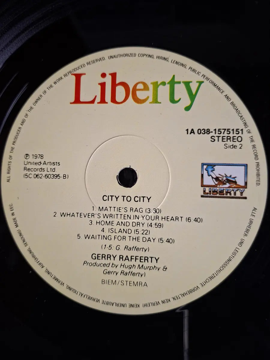 Gerry Rafferty – City To City