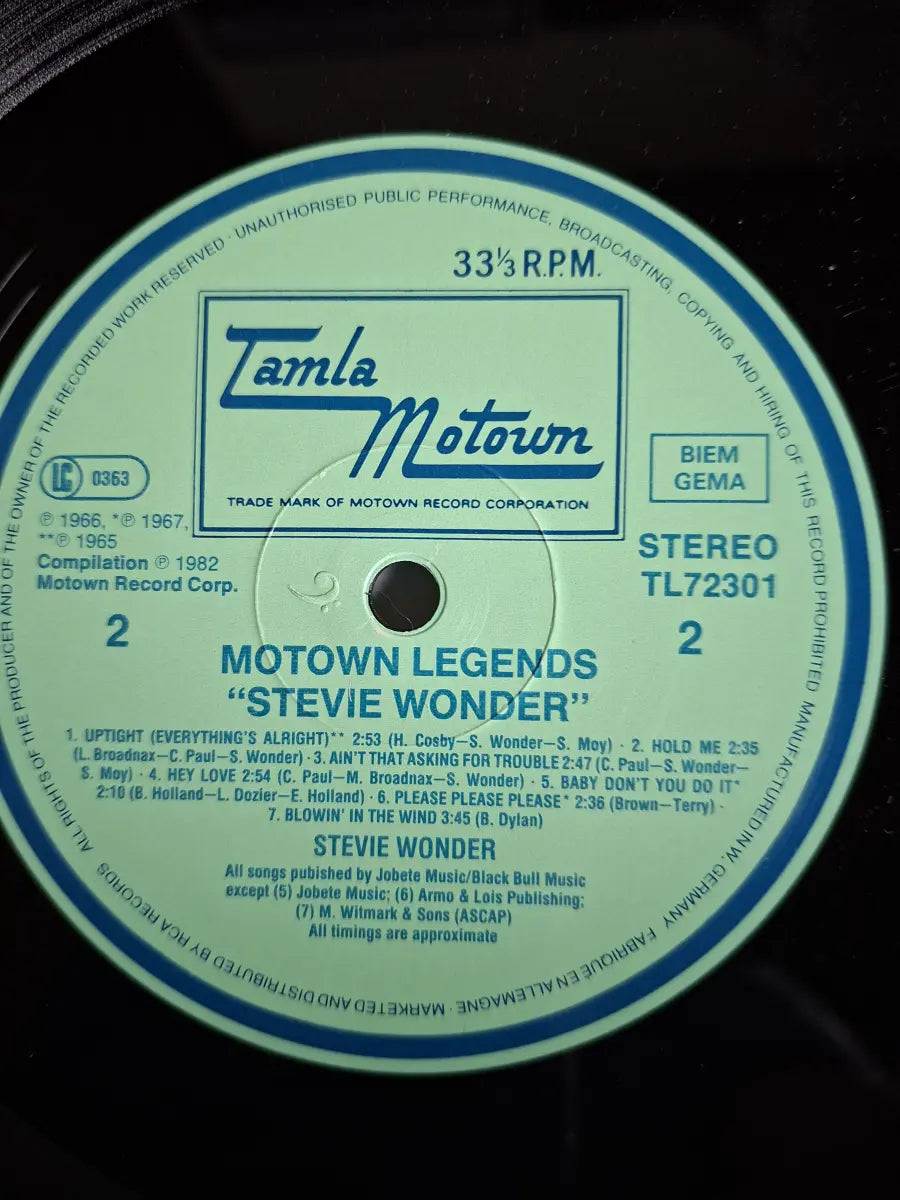 Stevie Wonder – Motown Legends