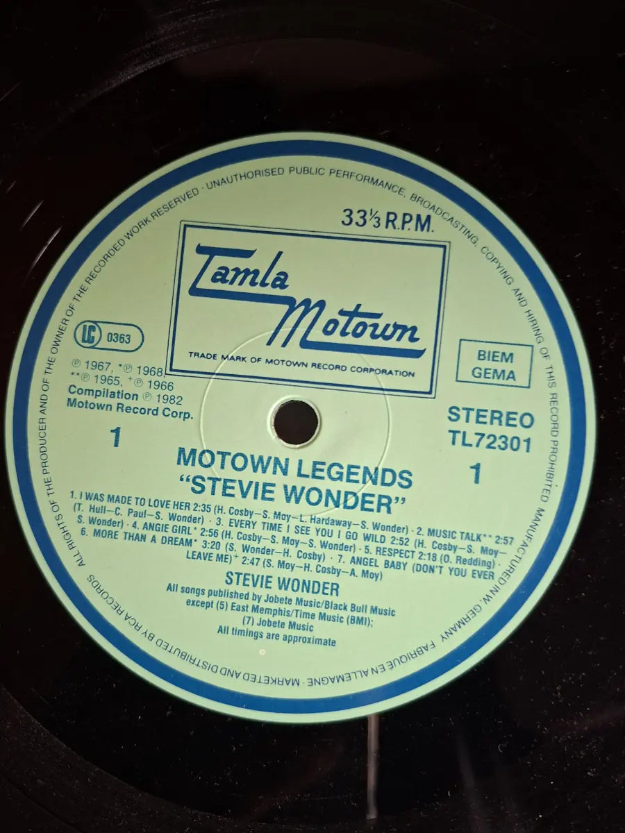 Stevie Wonder – Motown Legends