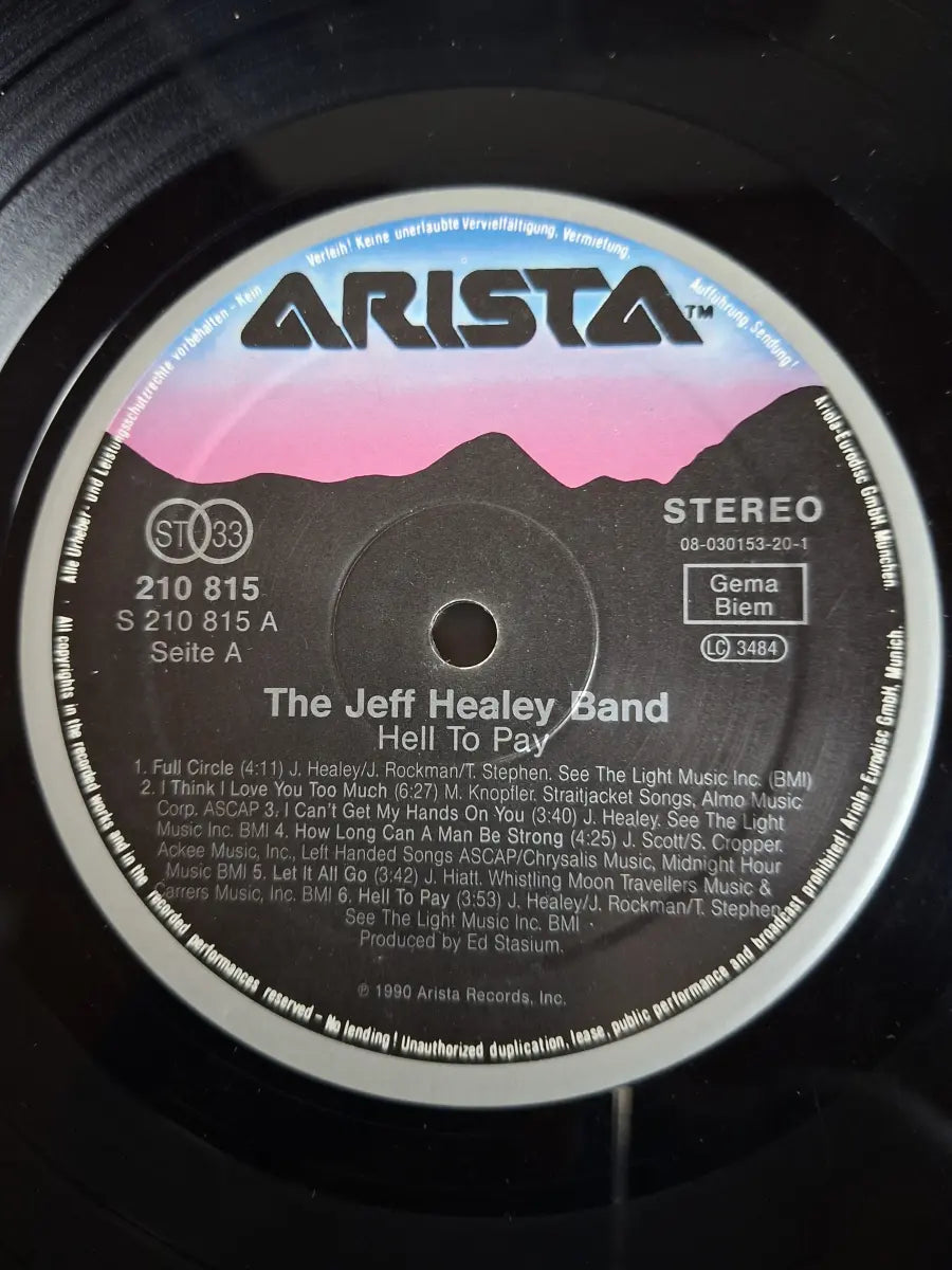 The Jeff Healey Band – Hell To Pay
