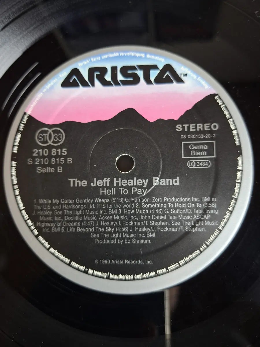 The Jeff Healey Band – Hell To Pay