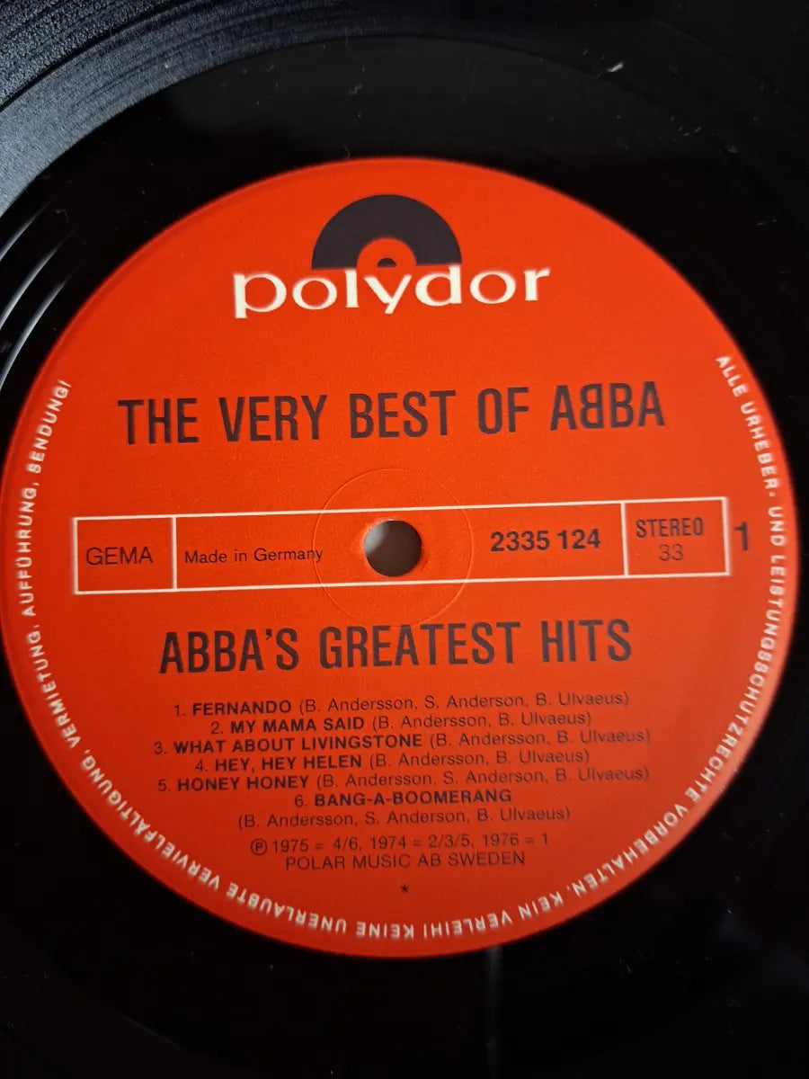 ABBA – The Very Best Of ABBA (ABBA's Greatest Hits)