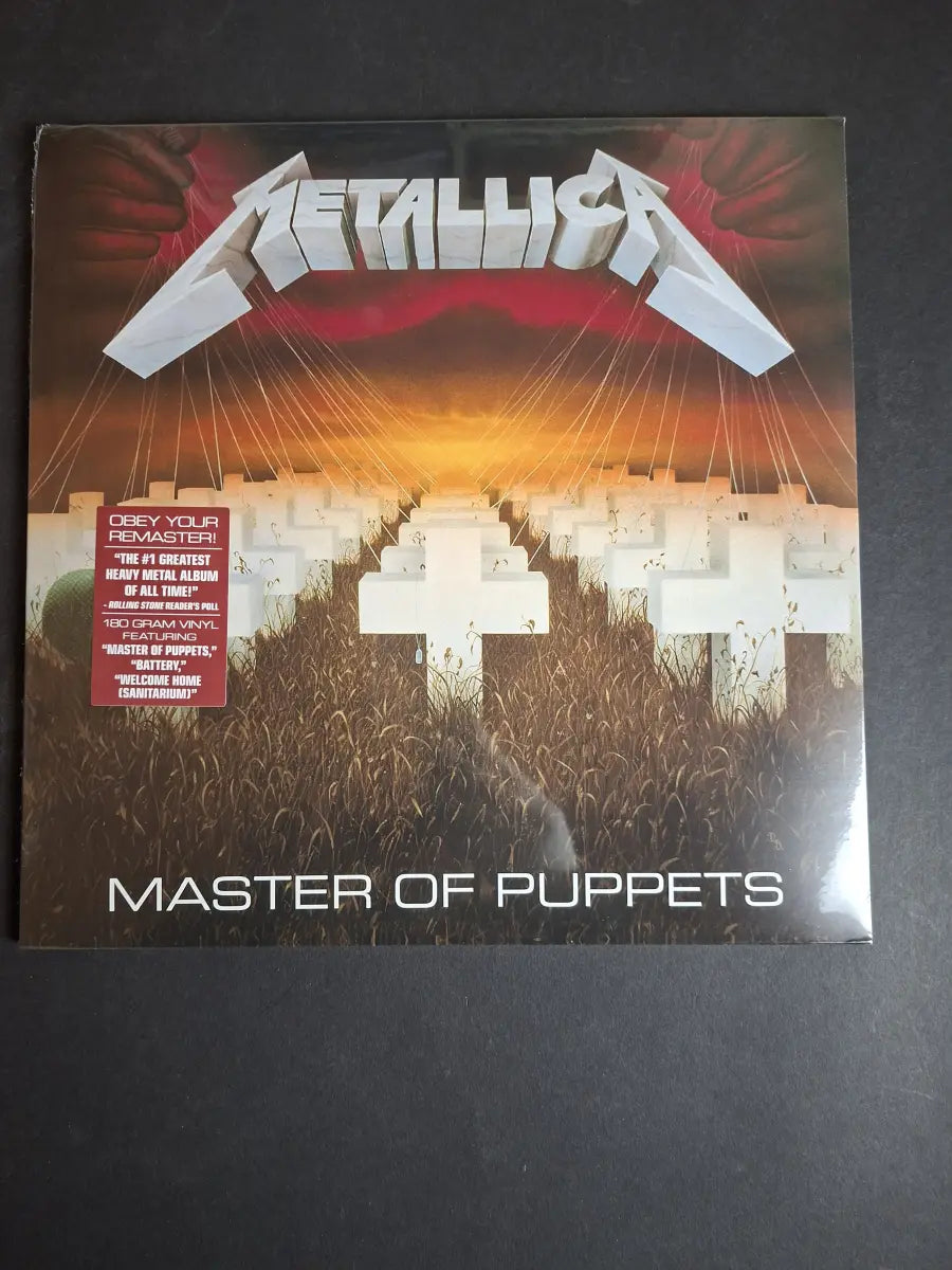 Metallica - Master Of Puppets Remastered (Vinyl LP - 1986 - US - Reissue)