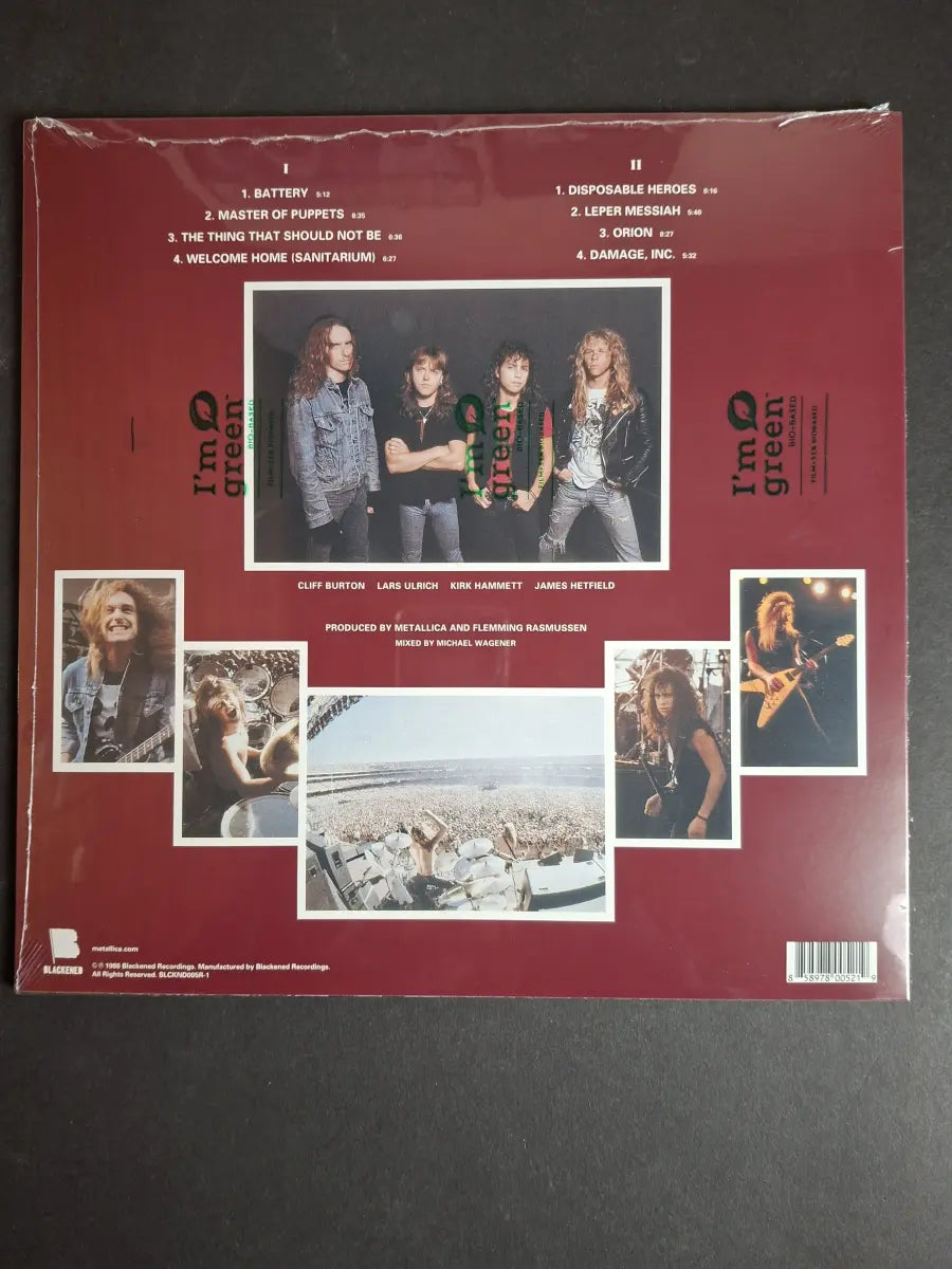 Metallica - Master Of Puppets Remastered (Vinyl LP - 1986 - US - Reissue)