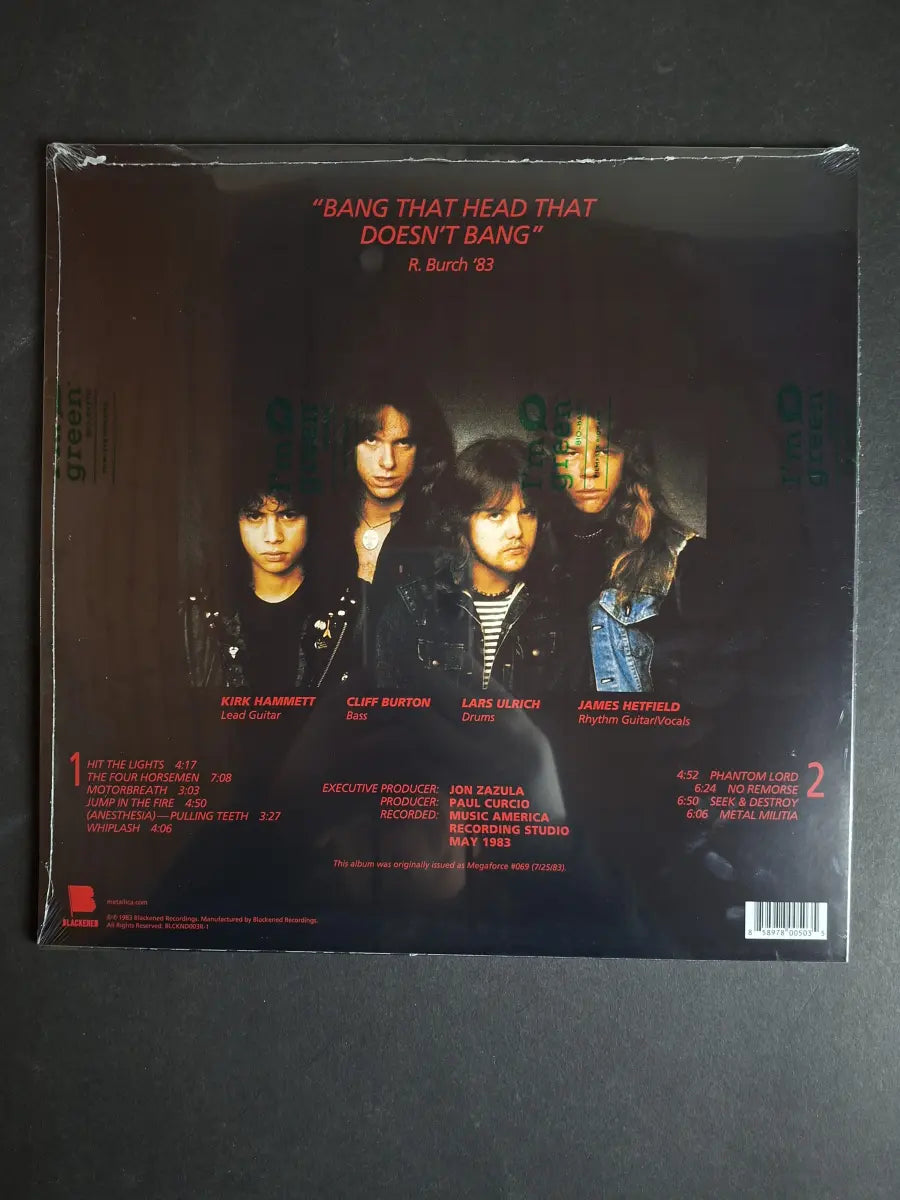 Metallica - Kill Em All (Vinyl LP - 1983 - US - Reissue)