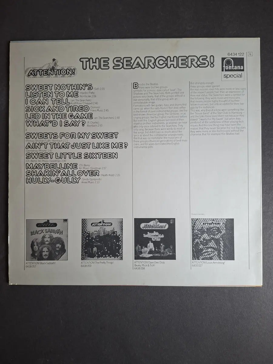 The Searchers – Attention! The Searchers!