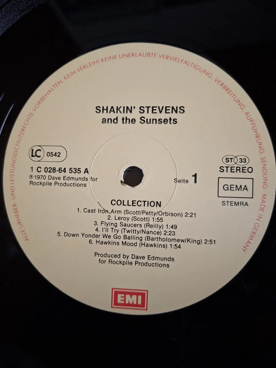 Shakin' Stevens And The Sunsets – Collection