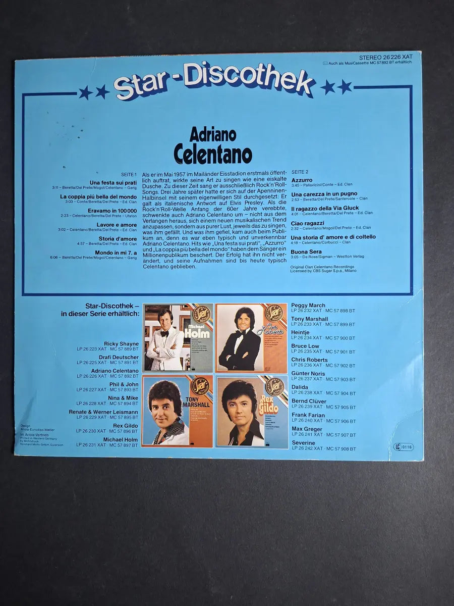 Adriano Celentano – Star Discothek