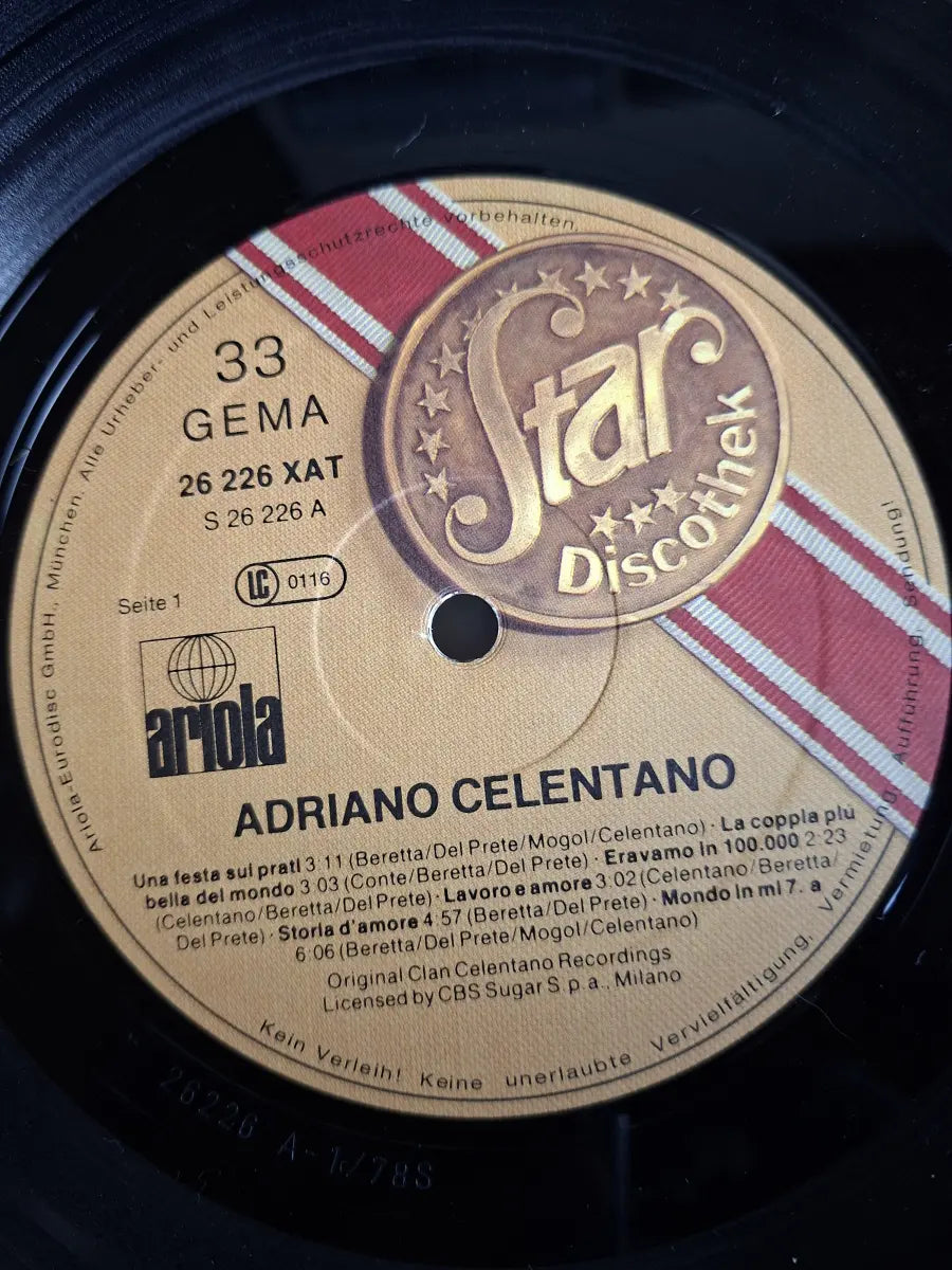 Adriano Celentano – Star Discothek