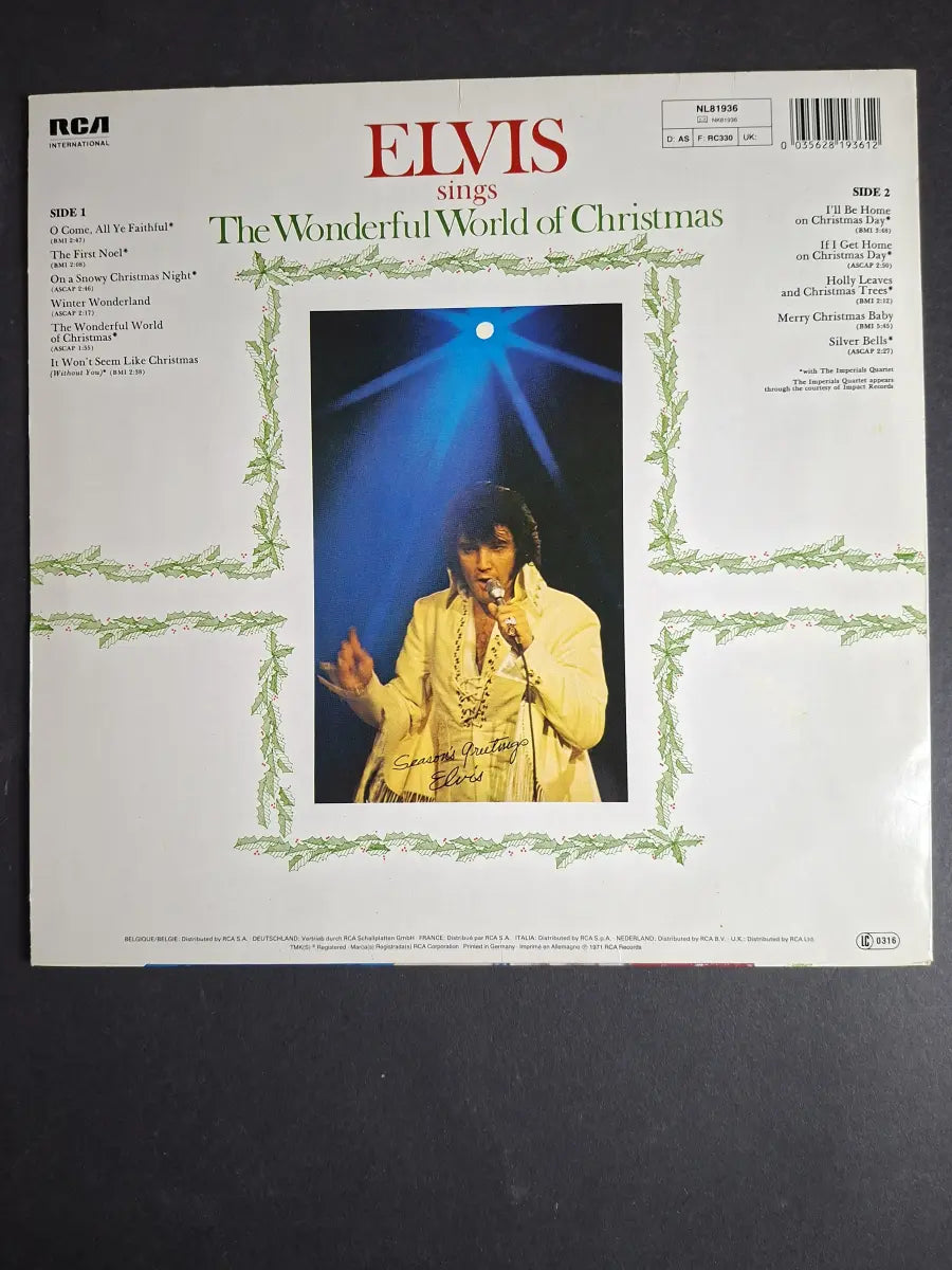 Elvis Presley – Elvis Sings The Wonderful World Of Christmas