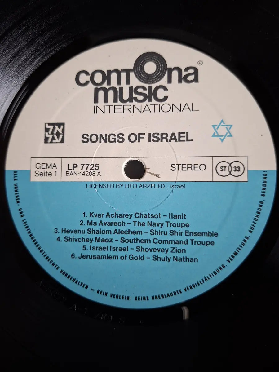 Songs Of Israel