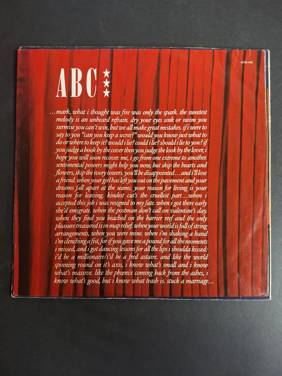 ABC – The Lexicon Of Love