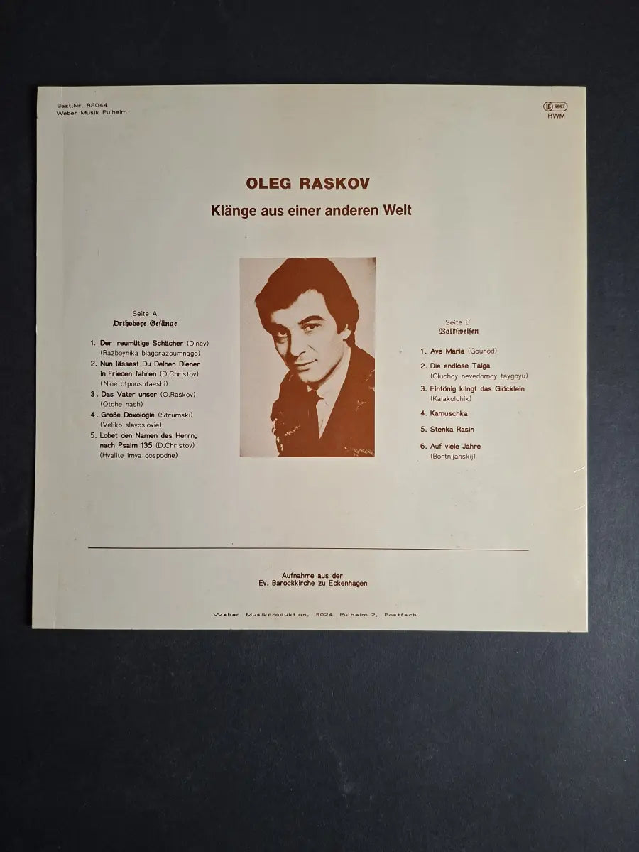 Oleg Raskov – Klänge Aus Einer Anderen Welt