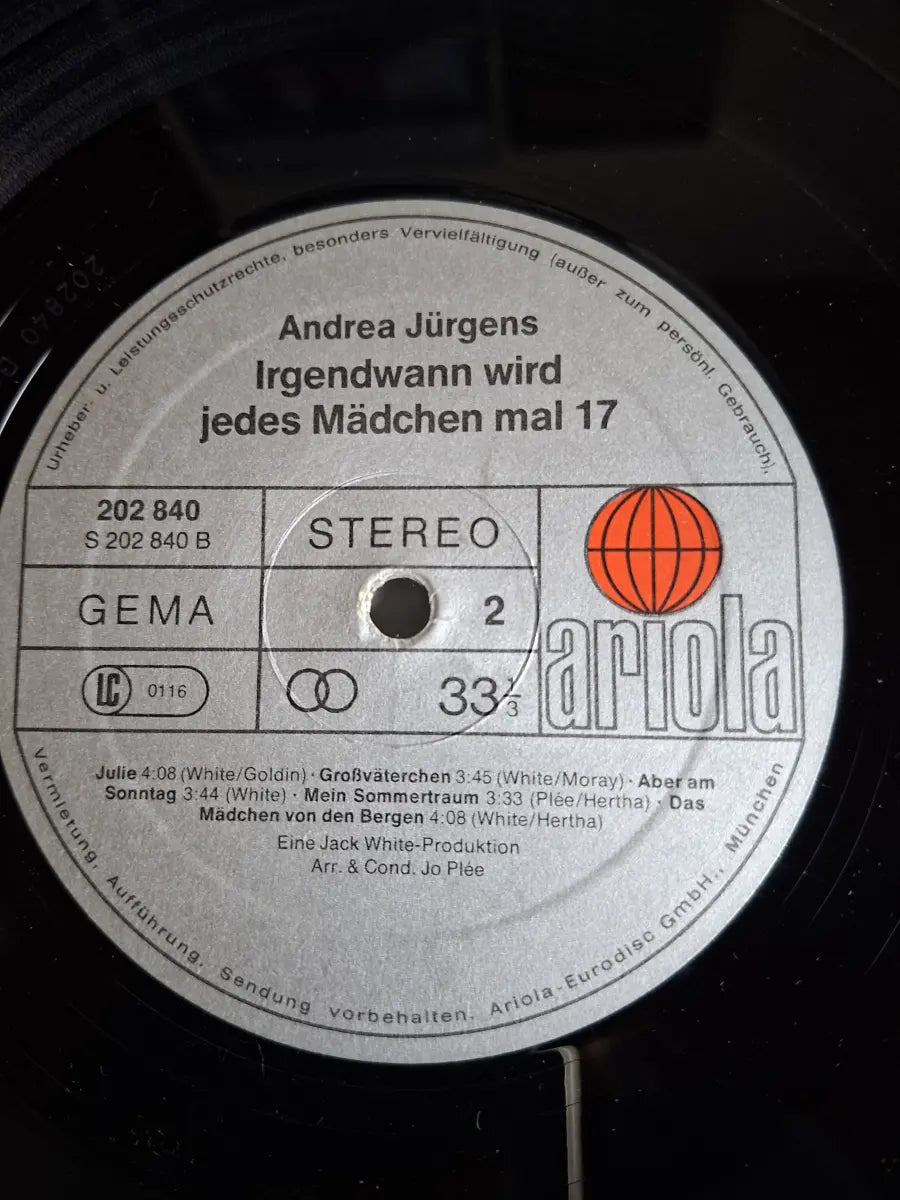 Andrea Jürgens – Irgendwann Wird Jedes Mädchen Mal 17