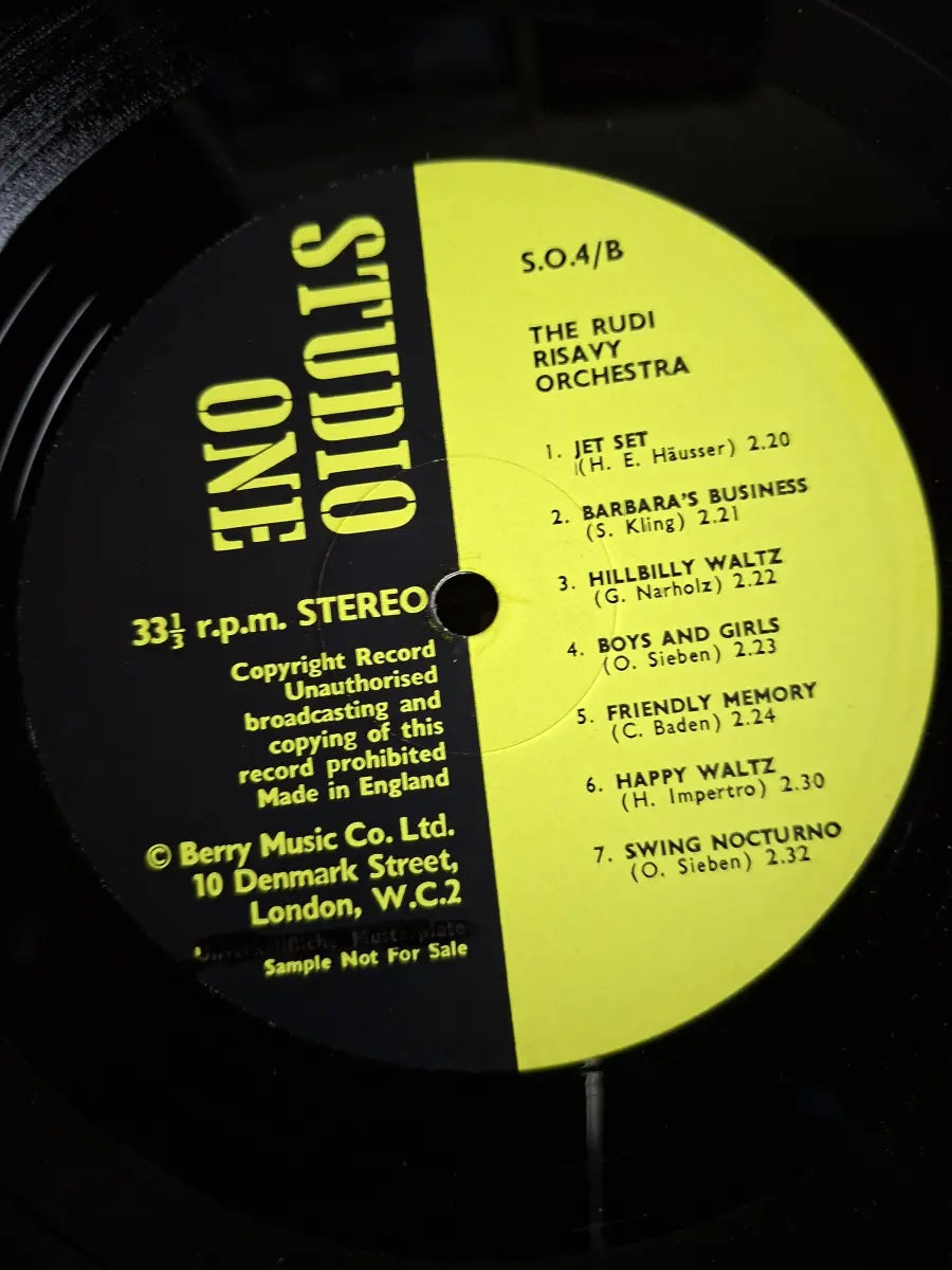 The Rudy Risavy Orchestra – The Rudy Risavy Orchestra