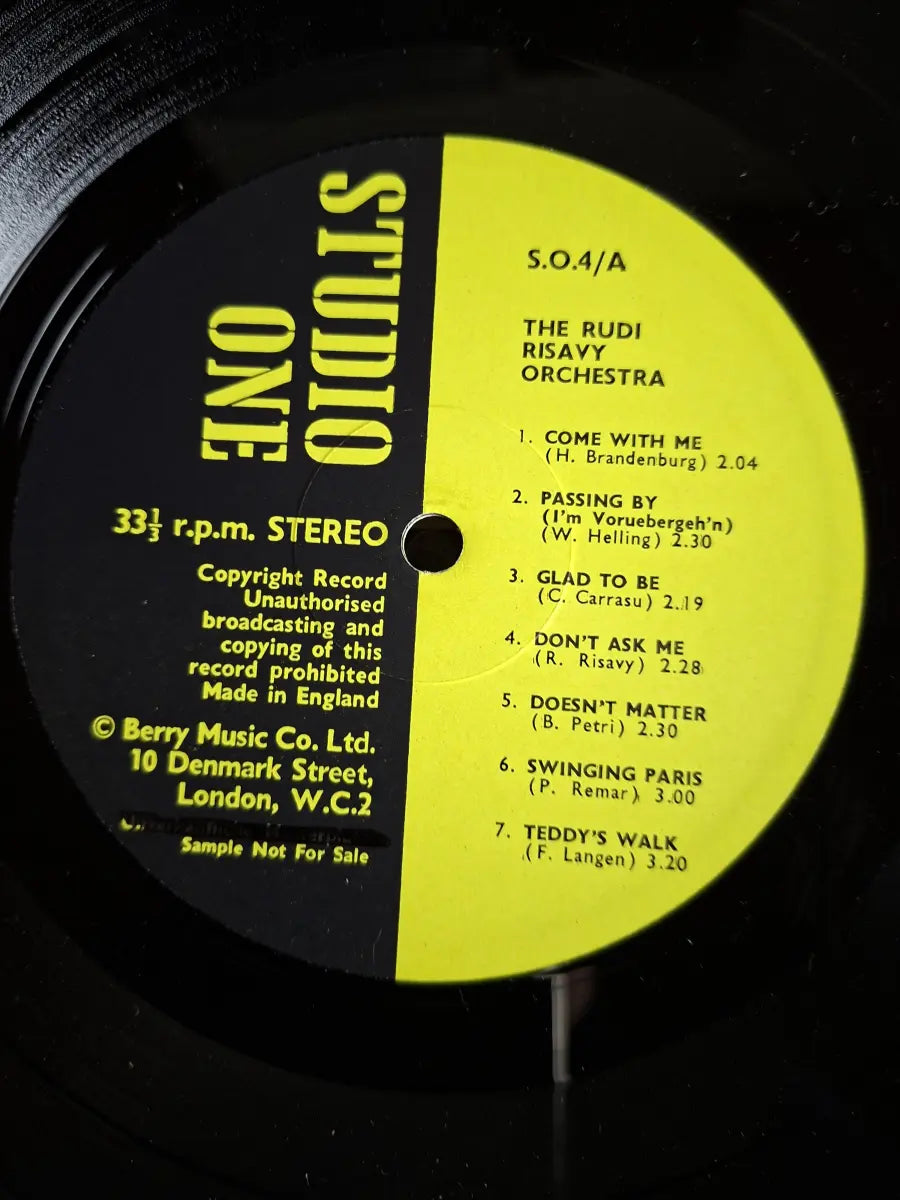 The Rudy Risavy Orchestra – The Rudy Risavy Orchestra