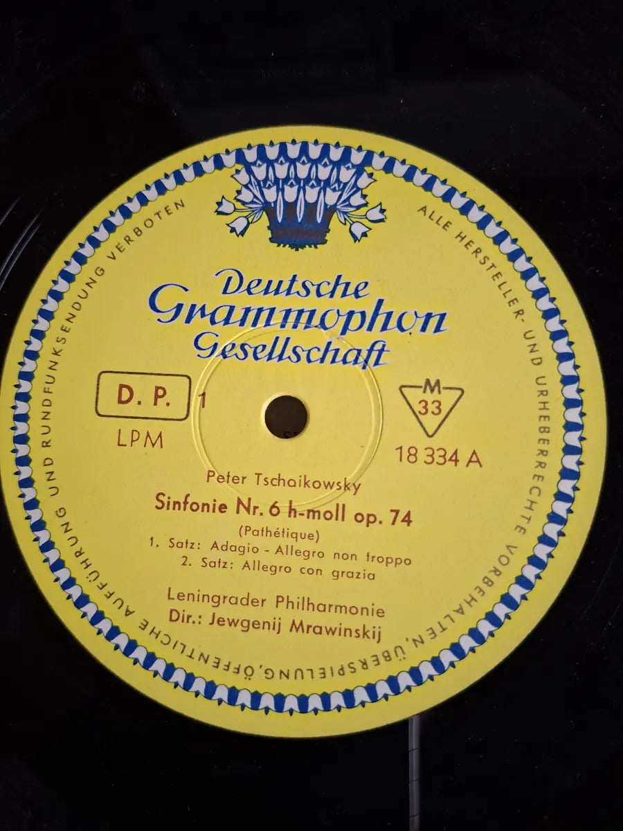 Peter Tschaikowsky – Jewgenij Mrawinskij · Leningrader Philharmonie – Sinfonie Nr. 6 H-moll Op. 74 (Pathétique)