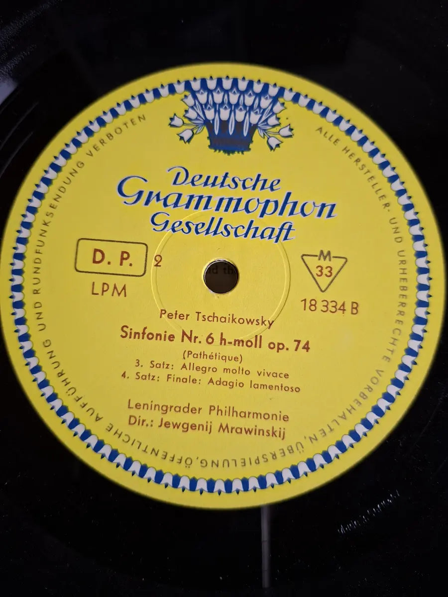 Peter Tschaikowsky – Jewgenij Mrawinskij · Leningrader Philharmonie – Sinfonie Nr. 6 H-moll Op. 74 (Pathétique)