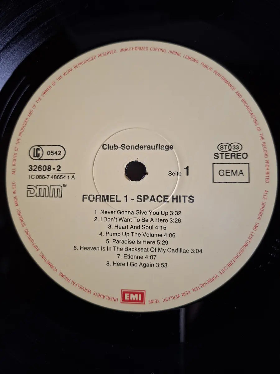 Formel Eins - Space Hits