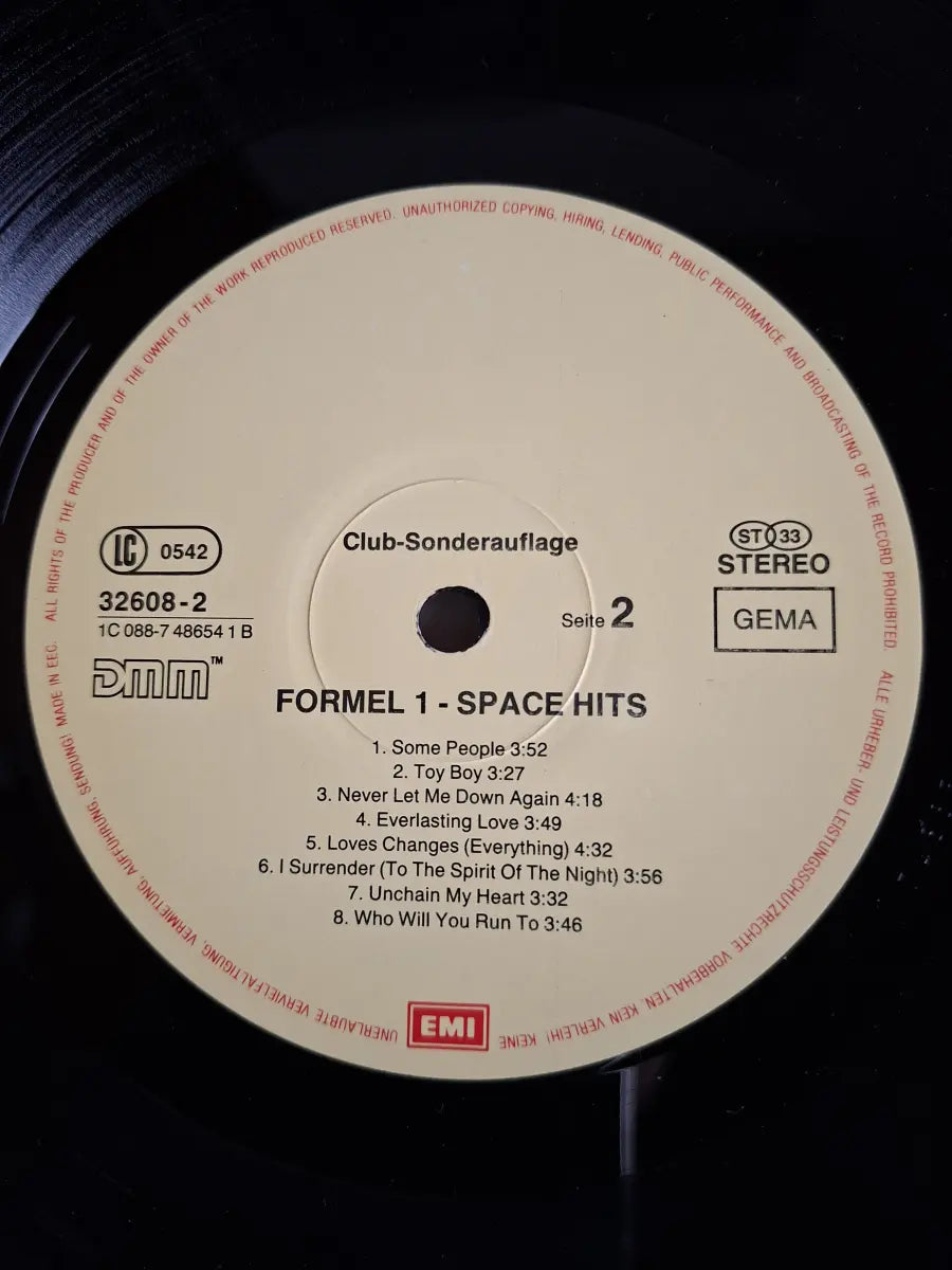Formel Eins - Space Hits
