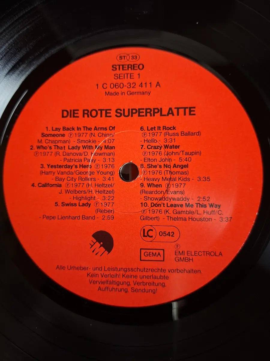 Die Rote Superplatte
