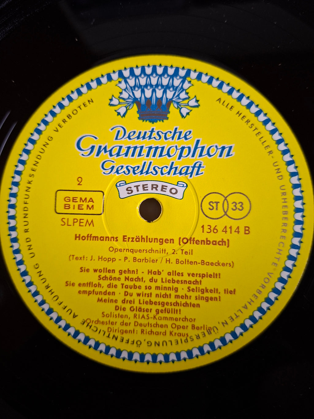 Jacques Offenbach, Mattiwilda Dobbs ∙ Gladys Kuchta ∙ Hedi Klug ∙ Svetka Ahlin ∙ Sándor Kónya, Richard Kraus – Hoffmanns Erzählungen (In Deutsch Gesungen)