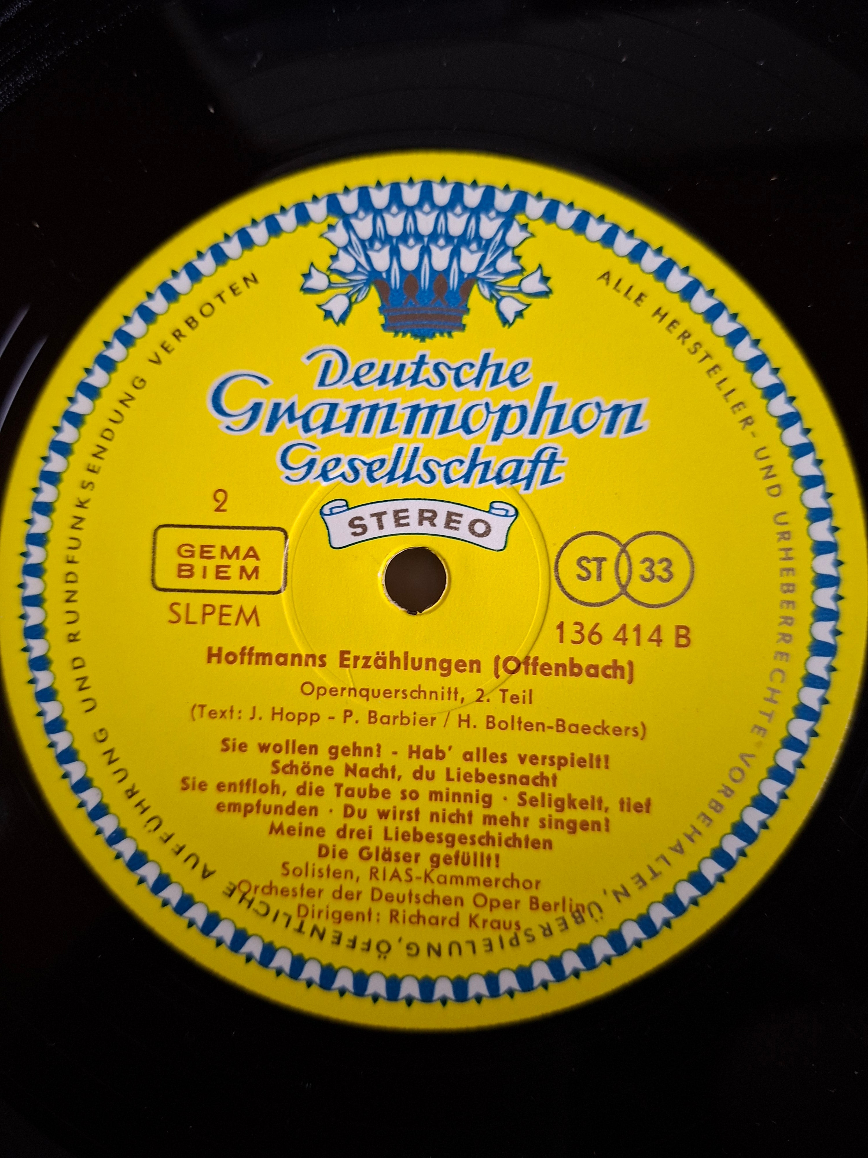 Jacques Offenbach, Mattiwilda Dobbs ∙ Gladys Kuchta ∙ Hedi Klug ∙ Svetka Ahlin ∙ Sándor Kónya, Richard Kraus – Hoffmanns Erzählungen (In Deutsch Gesungen)