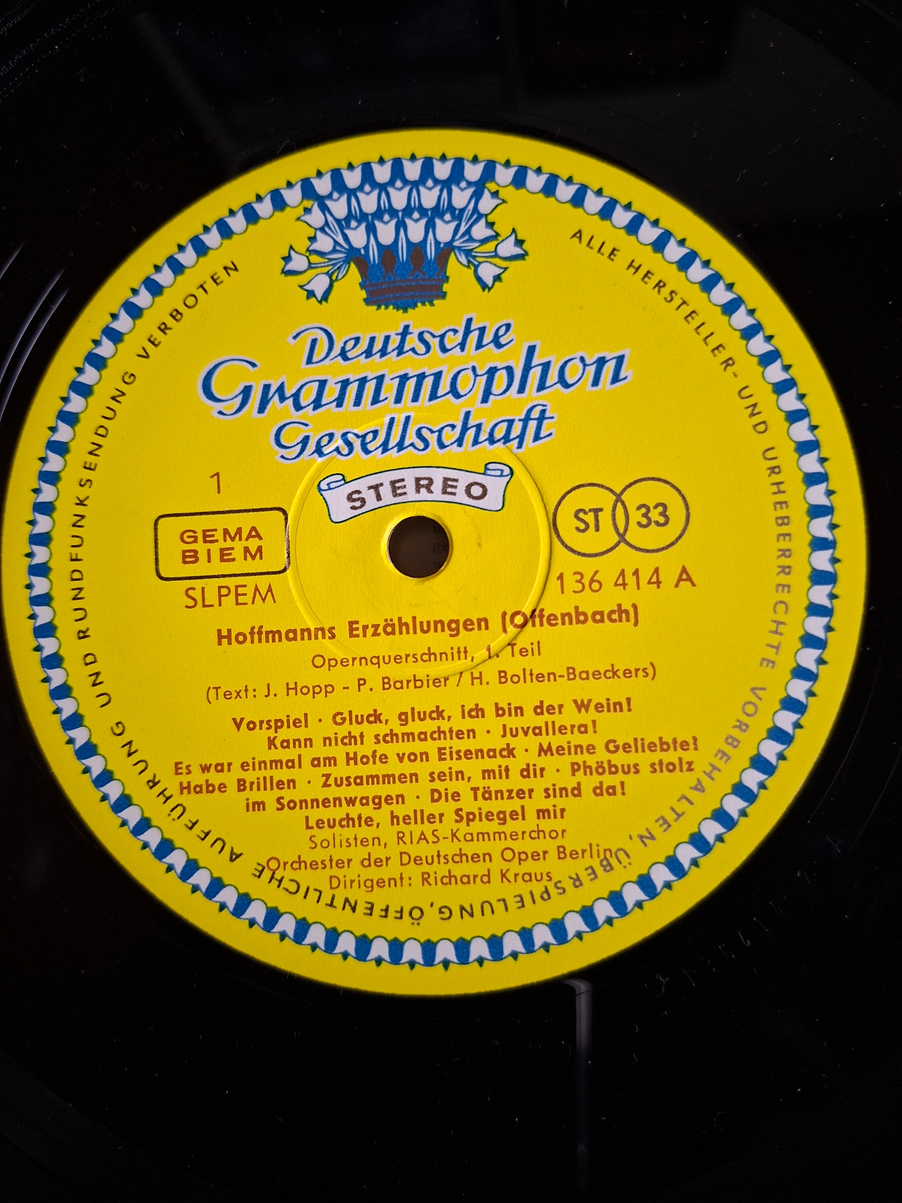 Jacques Offenbach, Mattiwilda Dobbs ∙ Gladys Kuchta ∙ Hedi Klug ∙ Svetka Ahlin ∙ Sándor Kónya, Richard Kraus – Hoffmanns Erzählungen (In Deutsch Gesungen)