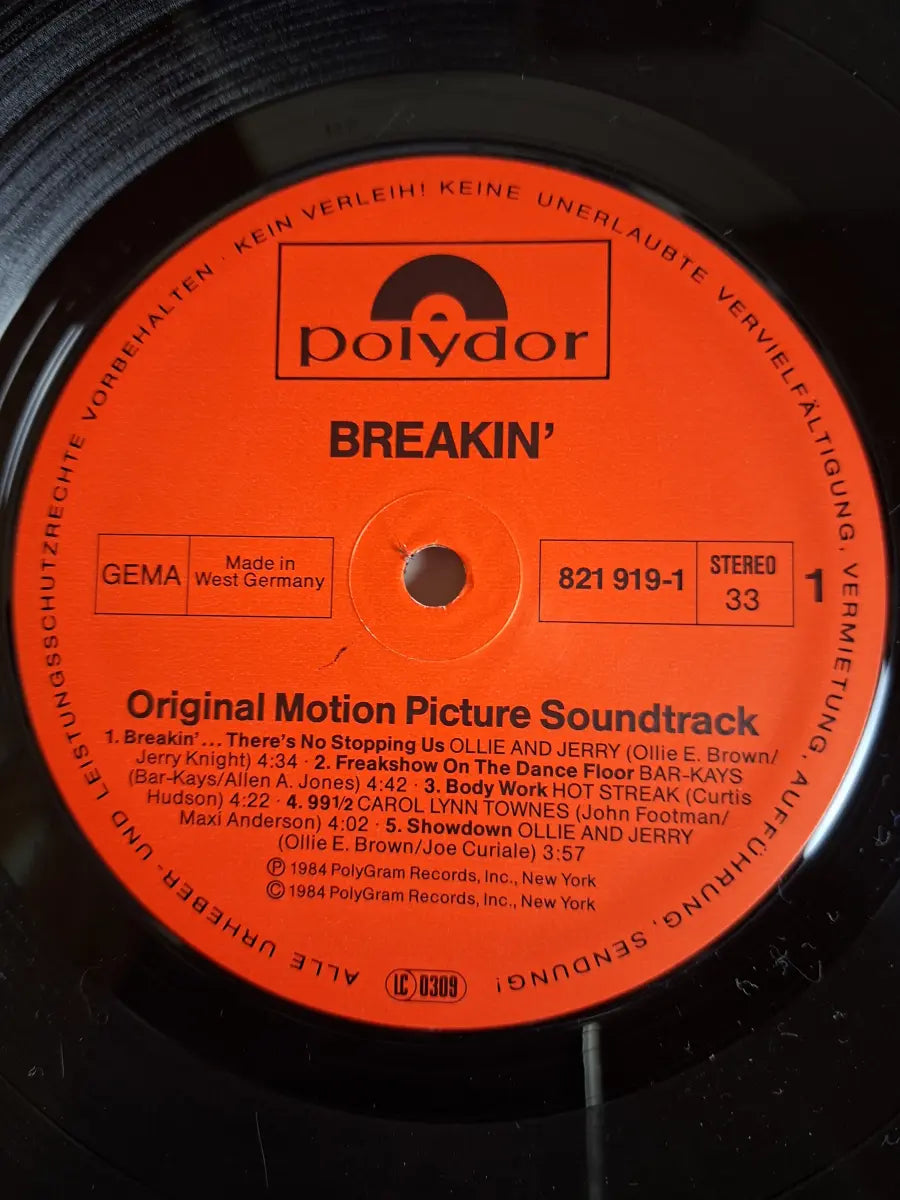 Breakin' (Original Motion Picture Soundtrack)
