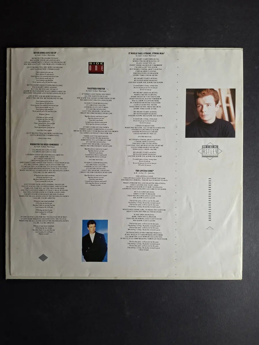 Rick Astley – Whenever You Need Somebody
