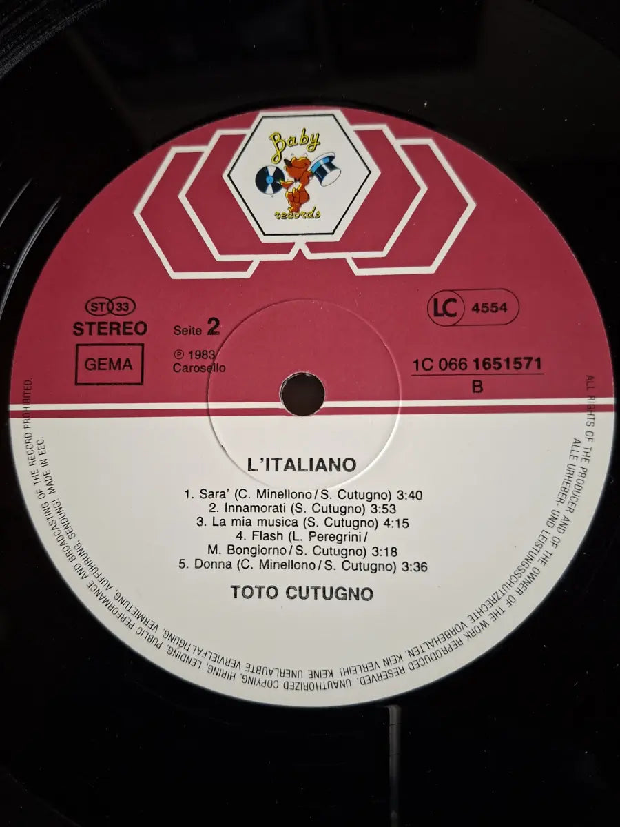 Toto Cutugno – L'Italiano