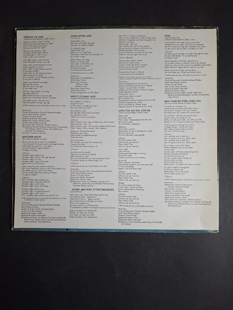 Aretha Franklin – Who's Zoomin' Who?