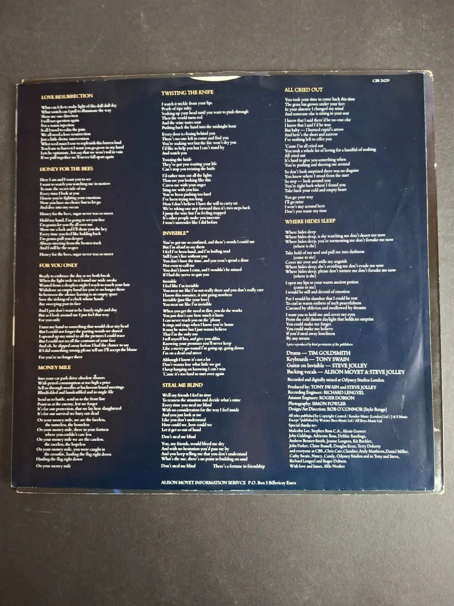 Alison Moyet – Alf
