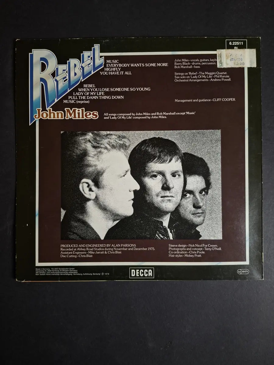 John Miles – Rebel