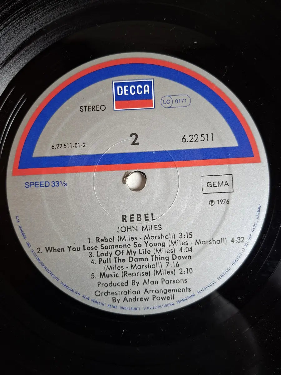 John Miles – Rebel